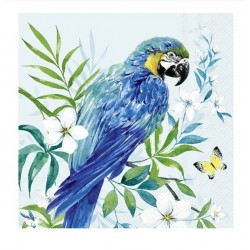 Servilleta 33x33 cm - Loro Azul Claro