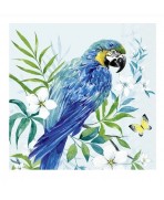 Servilleta 33x33 cm - Loro Azul Claro