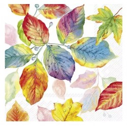 Servilletas 33x33 cm - HOJAS DE COLORES