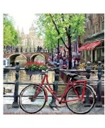 Servilletas 33x33 cm - Amsterdam canal