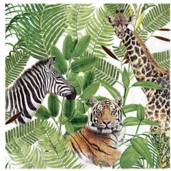 Servilletas 33x33 cm - Safari