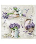 Servilletas 33x33 cm - Flor de Provenza