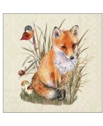 Servilletas 33x33 cm - zorro