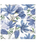 Servilletas 33x33 cm - Magnolia acuminata blanca