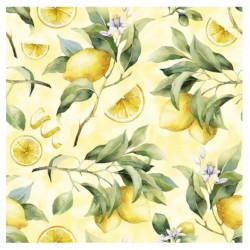 Servilletas 33x33 cm -limones maduros