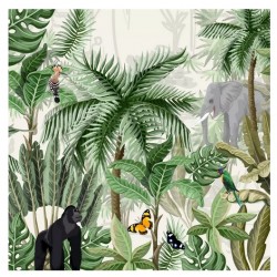 Servilletas 33x33 cm - selva tropical