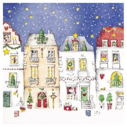 Servilletas 33x33 cm -Pueblo de invierno