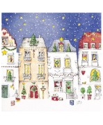 Servilletas 33x33 cm -Pueblo de invierno