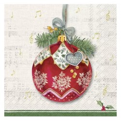 Servilleta 33cmx33cm CHUCHERÍA DE NAVIDAD
