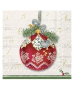 Servilleta 33cmx33cm CHUCHERÍA DE NAVIDAD