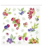 Servilleta 33cmx33cm BAYAS DE VERANO