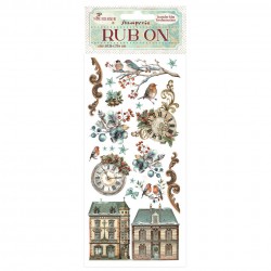 Rub-on cm 10,16x21,6 - The Nutcracker clocks