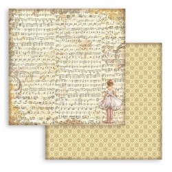 Scrapbooking Stamperia The Nutcracker Selección de fondos maxi Pad 10 sheets cm 30,5x30,5 (12"x12)")