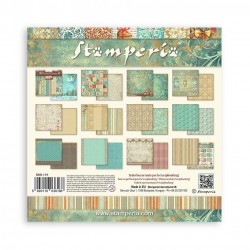 Scrapbooking Stamperia The Nutcracker Selección de fondos maxi Pad 10 sheets cm 30,5x30,5 (12"x12)")