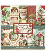 Scrapbooking StamperiaClassic Christmas  Pad 10 sheets cm 30,5x30,5 (12"x12")