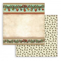 Scrapbooking StamperiaClassic Christmas  Pad 10 sheets cm 30,5x30,5 (12"x12")
