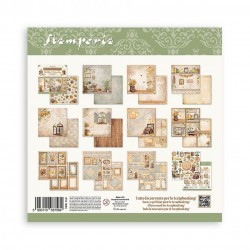 Scrapbooking Stamperia Golden Harmony Pad 10 sheets cm 30,5x30,5 (12"x12")