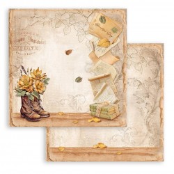 Scrapbooking Stamperia Golden Harmony Pad 10 sheets cm 30,5x30,5 (12"x12")