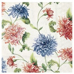 Servilleta 33cmx33cm Crisantemos