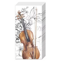 Servilleta 21cmx21cm  BELLA MUSICA