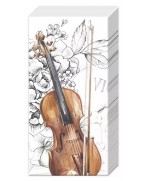 Servilleta 21cmx21cm  BELLA MUSICA