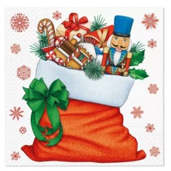 Servilleta 33x33 cm - Bolsa con Regalos