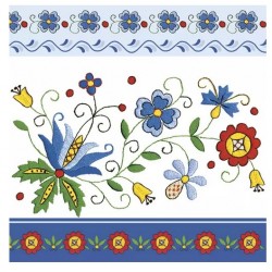 Servilleta 33cmx33cm Folklore Kashubio