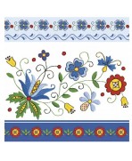Servilleta 33cmx33cm Folklore Kashubio