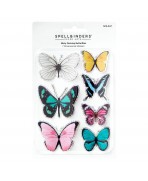 Pegatinas de mariposas 3D Spellbinders