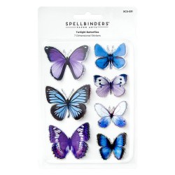 Pegatinas de mariposas Twilight Day 3D Spellbinders