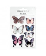 Pegatinas de mariposas Sunrise Day 3D Spellbinders
