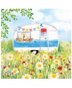 Servilleta 33x33 cm -  camping feliz