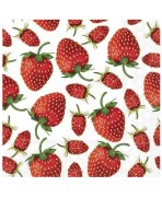 Servilleta 33x33 cm - Fresas