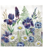 Servilleta 33x33 cm -Flores de pradera mixtas