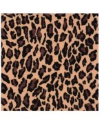 Servilleta 33x33 cm -  Naturaleza del patrón de leopardo