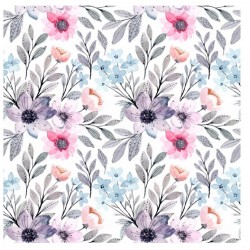 Servilleta 33cmx33cm flores tiernas