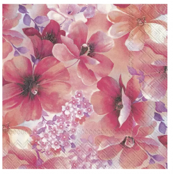 Servilletas 33x33 cm -PRISSY flores