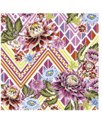 Servilletas 33x33 cm -flores mexicanas