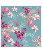 Servilletas 33x33 cm -Magnolia flores