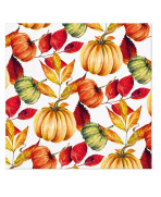 Servilletas 33x33 cm -Patrón de calabaza