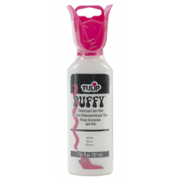 Tulip dimensional fabric paint Puffy color blanco 37ml