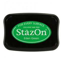 StaZon Ink Pad color Eden Green 95x65mm
