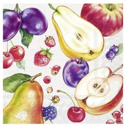 Servilleta 33cmx33cm FRUTAS DE GRANJA