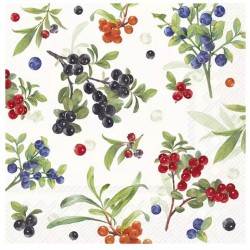 Servilleta 33cmx33cm BAYAS FRESCAS DE VERANO