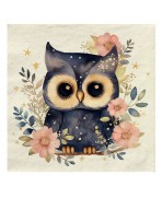 Servilletas 24x24 cm magic owl