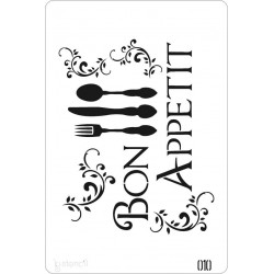 PLANTILLA 20X30CM 010 BON APPETIT Ref. 440010