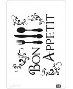 PLANTILLA 20X30CM 010 BON APPETIT Ref. 440010