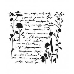 PLANTILLA 20X30CM 162 CARTA FLORAL