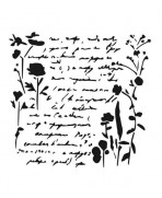 PLANTILLA 20X30CM 162 CARTA FLORAL