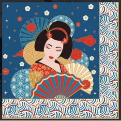 Servilleta 33cmx33cm geisha